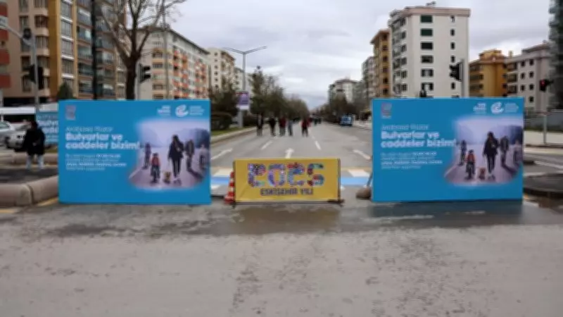 Eskişehir'de 'Arabasız Pazar' Uygulaması ile Cadde ve Sokaklar Trafiğe Kapatılacak