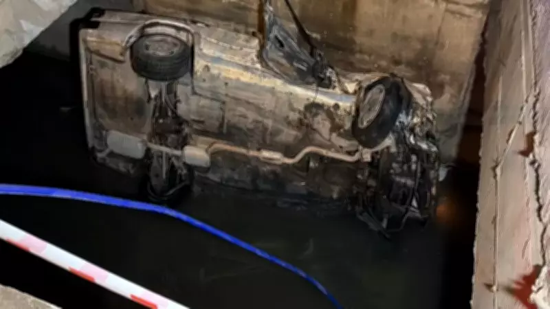 Eskişehir'de Korkunç Kaza: Otomobil 5 Metreden Sulama Kanalına Uçtu