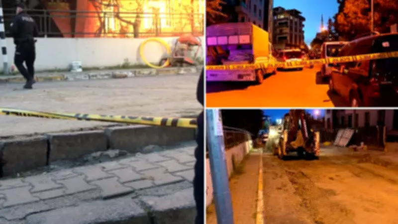 Eyüpsultan'da doğal gaz kazısında havan topu mermisi bulundu