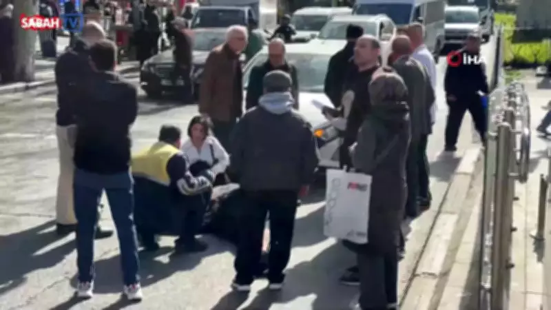 Fatih'te Yaşlı Kadına Otomobil Çarptı: Sürücü Dakikalarca Gözyaşı Döktü