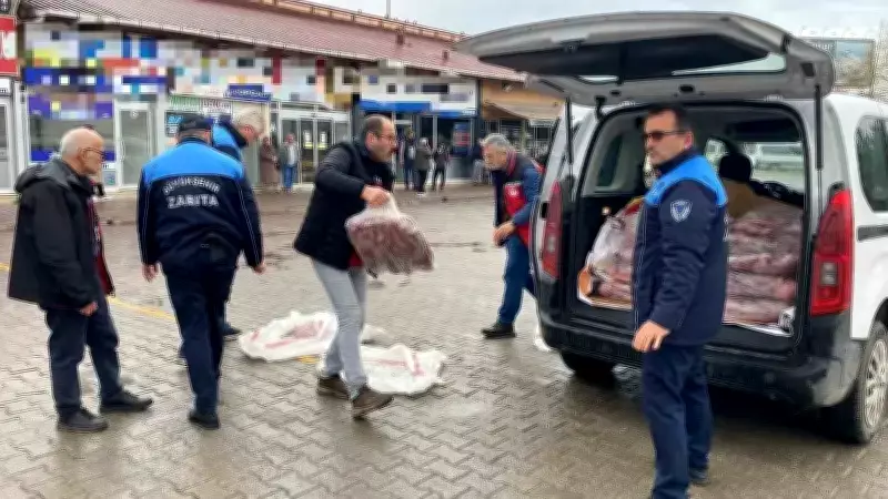 Fatsa'da Otogarda 200 Kilo Kaçak Ete El Konuldu
