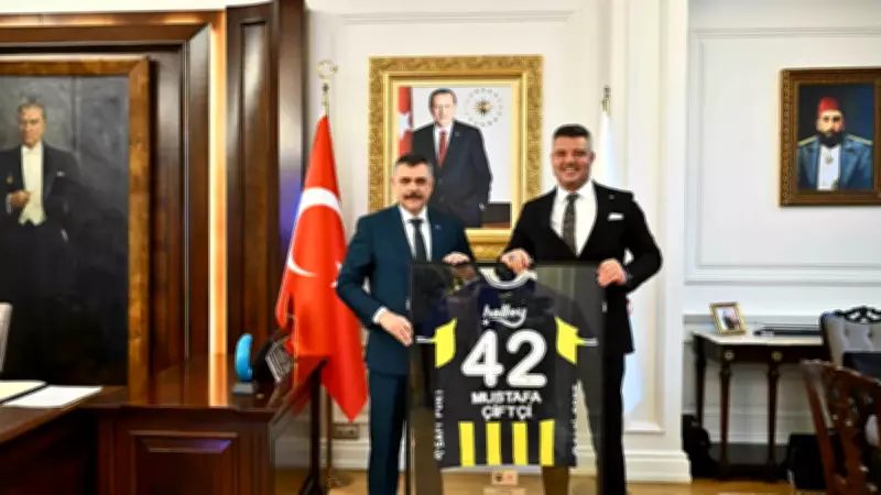 Fenerbahçe Başkanı Saran'dan İçişleri Bakanı Çiftçi'ye ziyaret