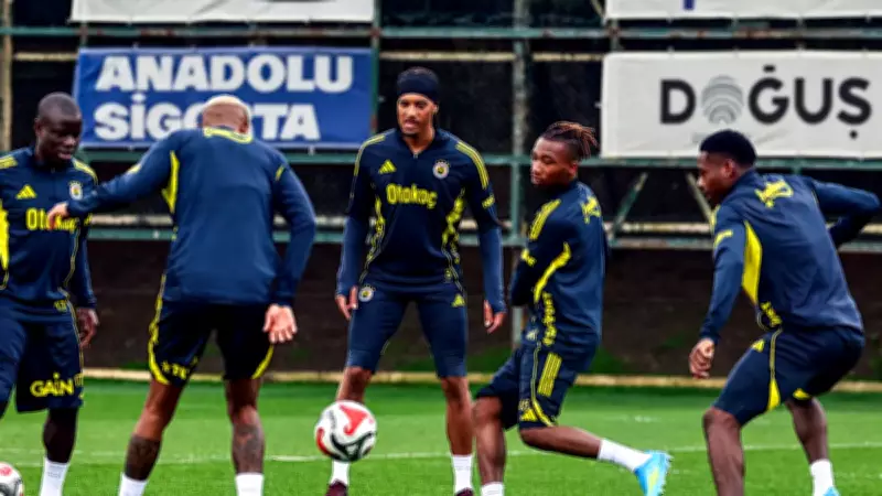 Fenerbahçe, Kayserispor Maçı Hazırlıklarını Can Bartu Tesisleri'nde Sürdürdü