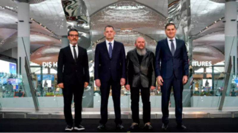 İGA İstanbul Havalimanı'nda Dev Sanat Eseri Açıldı: 37,7 Metrelik Heykel