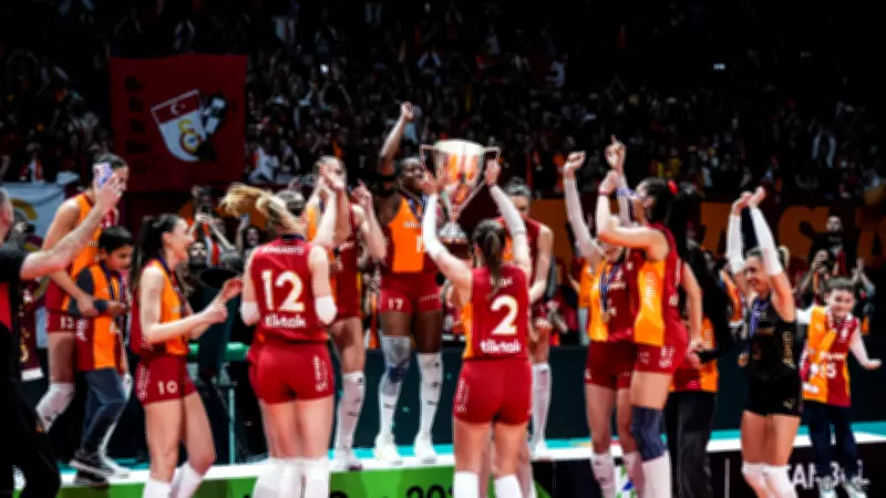 Galatasaray, CEV Kupası'nı Törenle Aldı: İtalyan Ekibini 3-1 Yendi