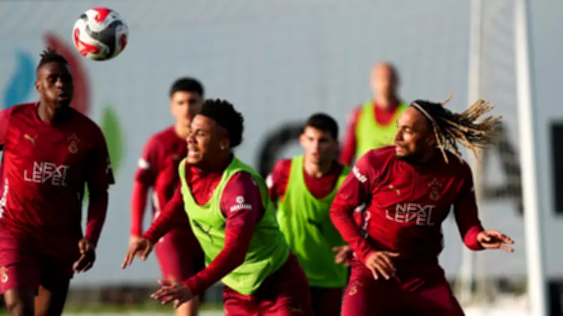 Galatasaray, Gençlerbirliği Maçı Hazırlıklarını Antrenmanla Sürdürdü