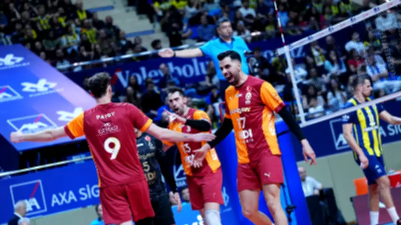 Galatasaray HDI Sigorta, Fenerbahçe Medicana'yı 3-1 Yenerek Kupa Voley Finaline Yükseldi