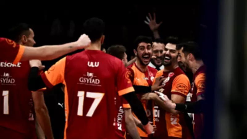 Galatasaray HDI Sigorta, Halkbank'ı Sürpriz Set Vermeden Geçti!