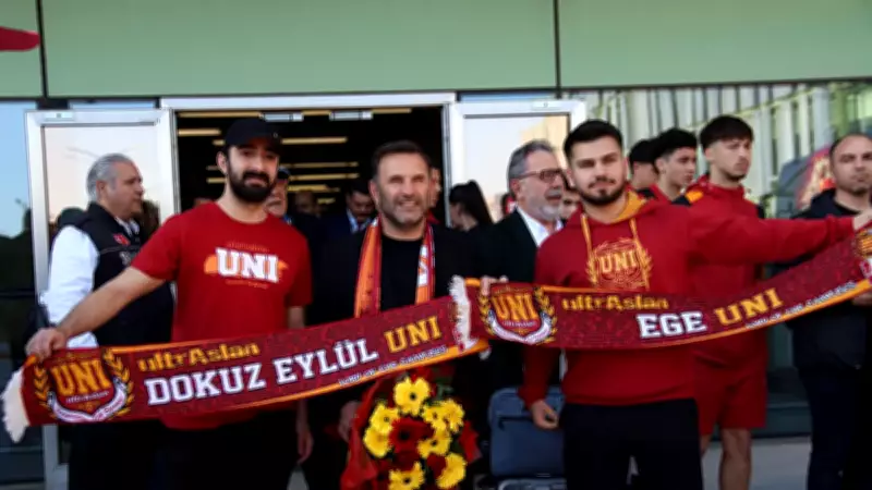 Galatasaray İzmir'e Geldi, Göztepe Maçı Öncesi Taraftar Karşılaması