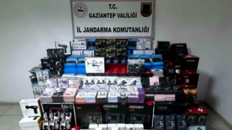 Gaziantep'te Kaçakçılık Operasyonu: 3 Milyon TL Değerinde Elektronik Eşya Ele Geçirildi