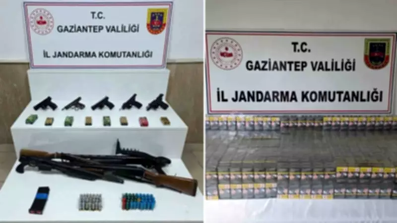 Gaziantep'te Kaçakçılık ve Uyuşturucu Operasyonları: 311 Şüpheli Yakalandı