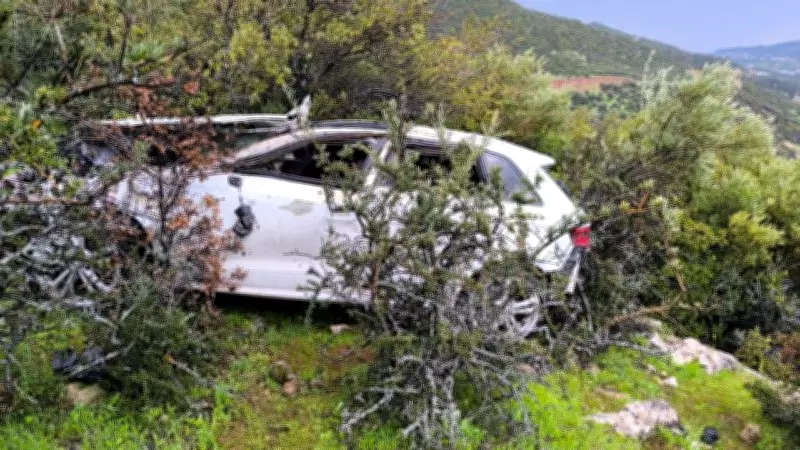 Gaziantep'te Kontrolden Çıkan Otomobil Uçuruma Yuvarlandı: 1 Kişi Hayatını Kaybetti