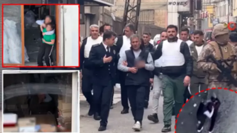 Gaziantep'te Rehin Krizi: 5 Kişiyi Esir Alan Şahıs Drone Kamerasıyla Yakalandı