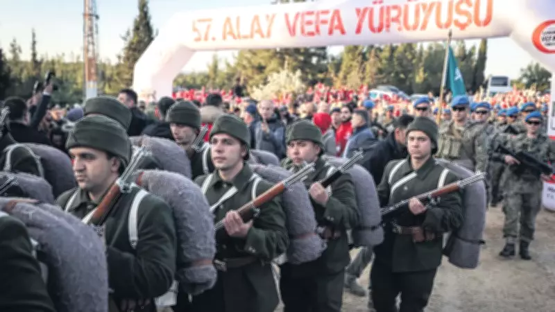 Gençlik, 57. Alay Vefa Yürüyüşü ile Şehitlere Saygı Gösterdi