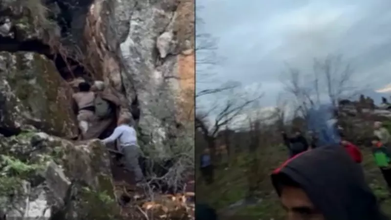 Hakkari'de Dağda Mahsur Kalan Genç, Yoğun Operasyonla Kurtarıldı