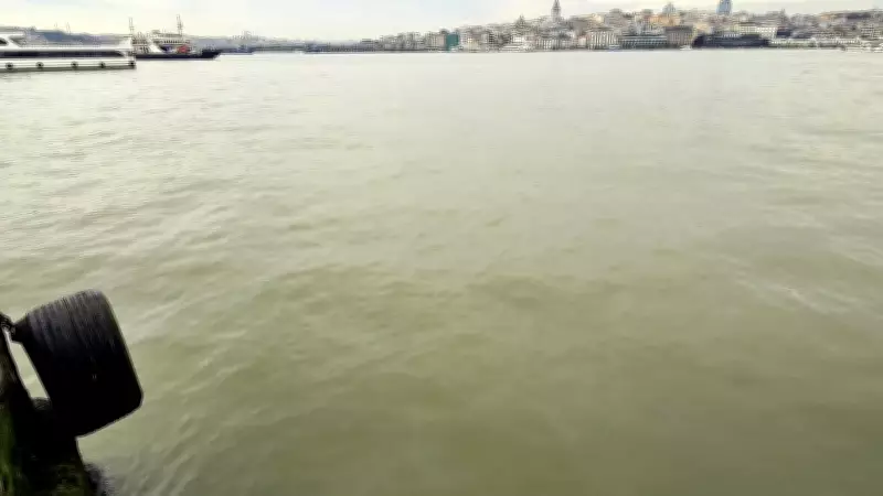 Haliç'te Yağış Sonrası Su Rengi Maviden Sarıya Döndü: Kirlilik Endişesi