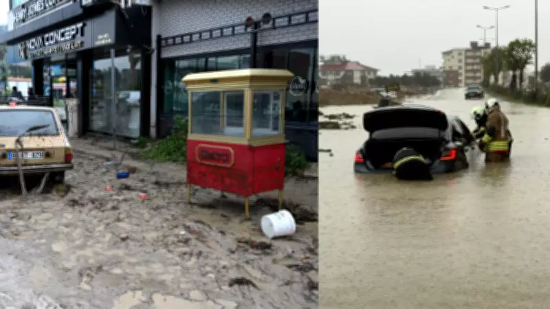 Hatay ve Osmaniye'de Sağanak Felaketi: Evler Sular Altında, Araçlar Mahsur Kaldı