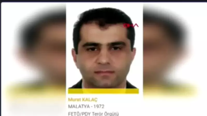 İçişleri Bakanlığı Açıkladı: Sarı Kategorideki İhraç Binbaşı Murat Kalaç Yakalandı