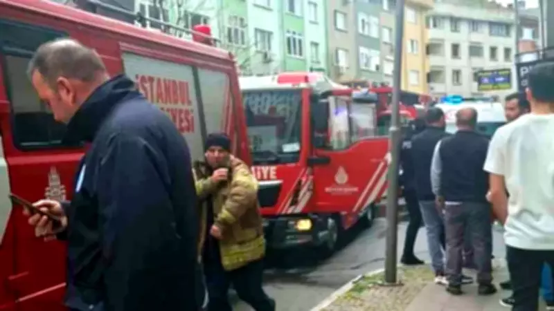 Şişli'de Baca Yangını Panik Yarattı: İtfaiye Hızlı Müdahale Etti