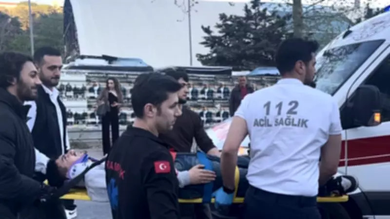 Şişli'de Tesla ve motosiklet çarpıştı: 1 yaralı