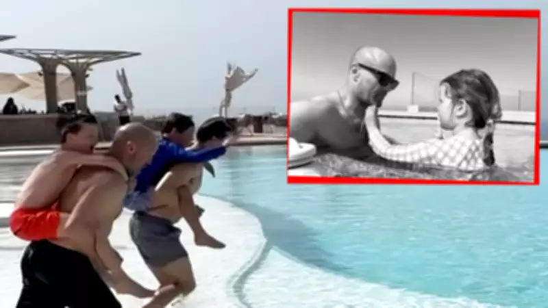 Jason Statham'dan Sonsuzluk Havuzu Keyfi: Antalya Tatilinden Yeni Kareler
