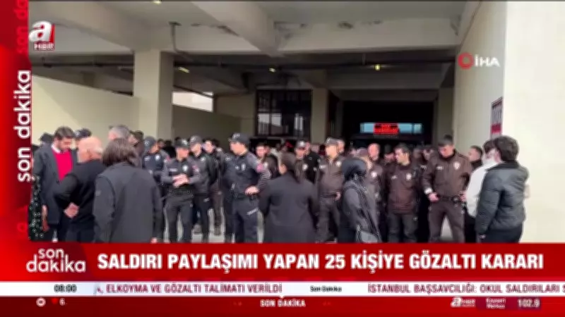 Kahramanmaraş Okul Saldırısı: Sosyal Medyada Paylaşım Yapan 25 Kişi Gözaltına Alındı