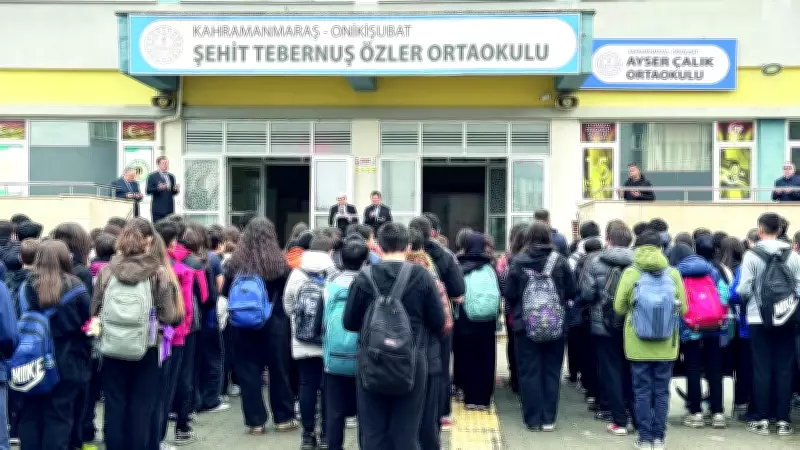 Kahramanmaraş'ta Saldırı Sonrası Okullar Açıldı, Şehitler Anıldı