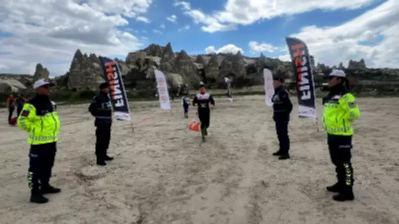 Kapadokya'da Oryantiring Heyecanı: 16 Ülkeden Sporcular Doğayla Yarıştı
