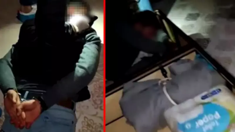 Kars'ta 17 Yıl Hapis Cezalı Firari, Baza Altında Saklanırken Yakalandı