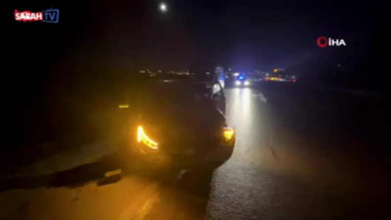 Kastamonu Tosya'da D100'de otomobil bariyerlere çarptı: 3 yaralı