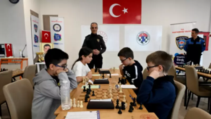 Kastamonu'da Polis Haftası Satranç Turnuvası: 7 İlden 244 Öğrenci Yarıştı