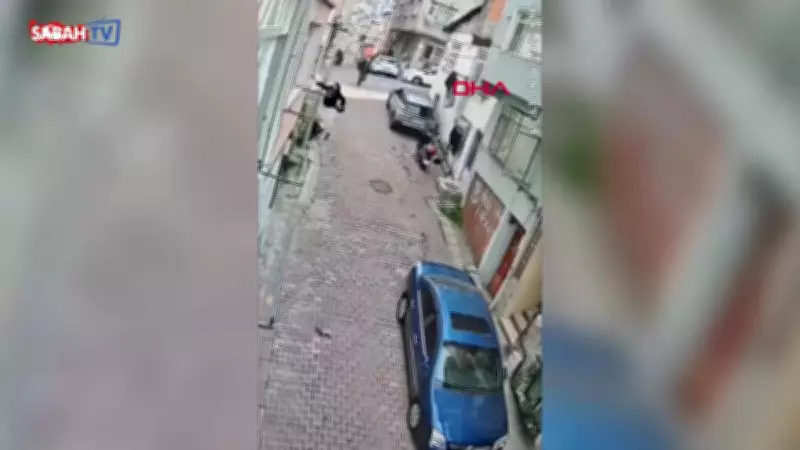 Kağıthane'de 'Örümcek Adam' Gibi 3. Kata Tırmanıp Hırsızlık Yapan Şüpheli Kameralara Yakalandı