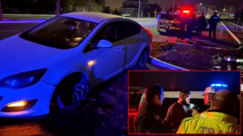 Kayseri'de Alkolü Sürücü Polisten Kaçarken Kaza Yaptı, 570 Bin TL Ceza Yedi