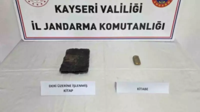 Kayseri'de tarihi eser operasyonu: 2 gözaltı