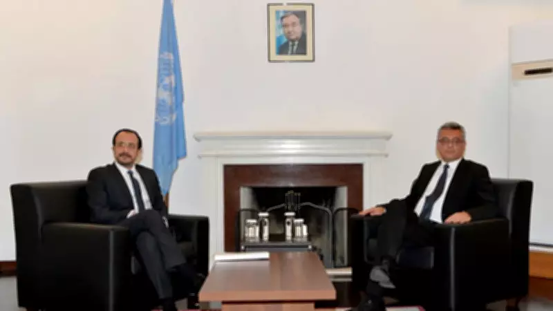 KKTC Cumhurbaşkanı Erhürman, GKRY Lideri Hristodulidis ile BM Gözetiminde Görüştü