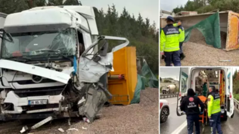 Kocaeli'de TEM Otoyolu'nda Feci Kazada 2 Can Kaybı, Ankara Yönü Trafiğe Kapandı