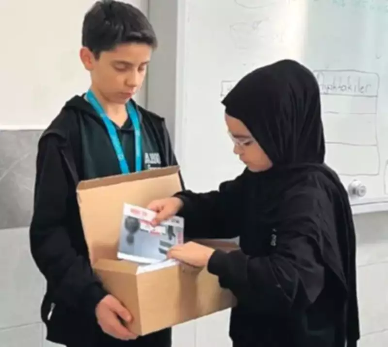 Konyalı öğrencilerden Gazze'ye su kuyusu ve yemek yardımı