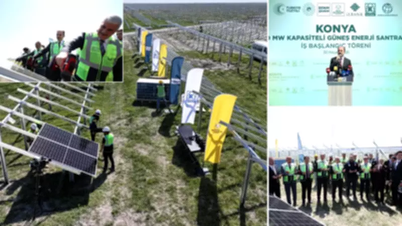 Konya'ya 70 MW'lık dev güneş enerji santrali geliyor