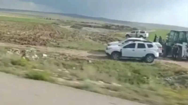 Kırşehir'de boş arazide gömülü ceset bulundu