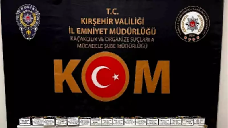 Kırşehir'de Kaçakçılık Operasyonu: 12 Bin Dal Makaron ve 4 Kilo Tütün Ele Geçirildi