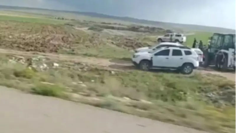 Kırşehir'de tarlada toprağa gömülü kadın cesedi bulundu
