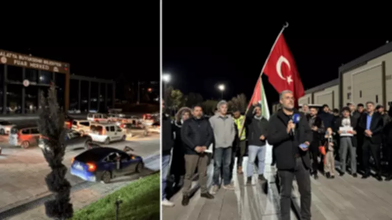 Kudüs Kardeşlik Platformu Mişmiş Park'ta İsrail'i Protesto Etti