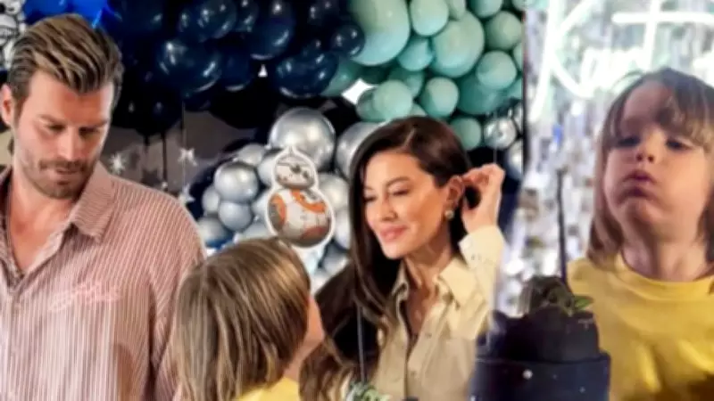 Kıvanç Tatlıtuğ ve Başak Dizer'in Oğlu Kurt Efe Dördüncü Yaşını Kutladı