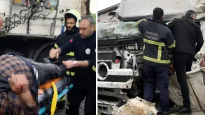 Kızıltepe'de TIR Kontrolden Çıktı: Şoför Ağır Yaralı, Hayati Tehlike Sürüyor