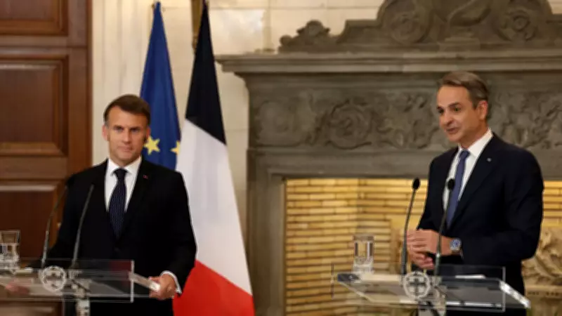 Macron'dan Türkiye'ye küstah tehdit: Atina'ya savaş açılırsa burada olacağız