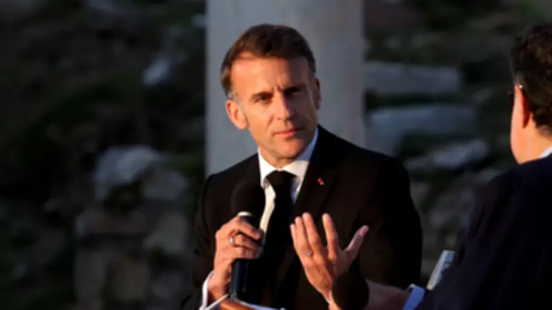 Macron'dan Yunanistan'a egemenlik vurgusu: Burada olacağız