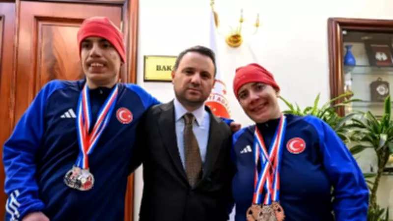 Madalyalı Otizmli Kayakçılar Adalet Bakanı Gürlek ile Buluştu