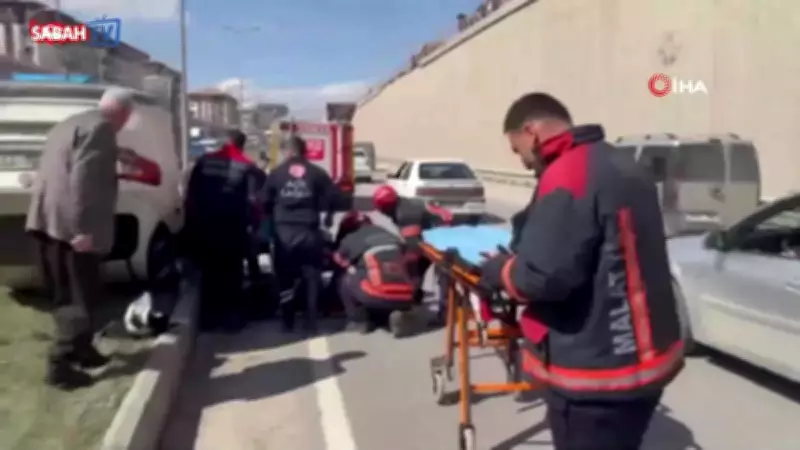 Malatya'da Altgeçitte Meydana Gelen Trafik Kazasında 2 Kişi Yaralandı