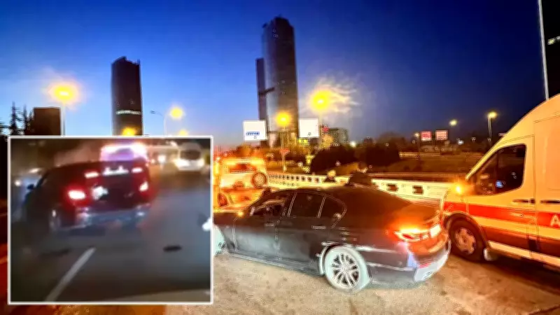 Maltepe D-100'de 4 araçlı zincirleme kaza: 1'i ağır 4 yaralı