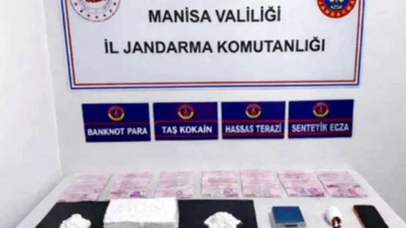 Manisa'da 8 Milyon Lira Değerinde Taş Kokain Ele Geçirildi, 2 Kişi Tutuklandı